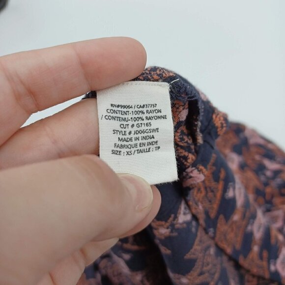 Billabong Tribal Print Shift Dress Women's XS Mini Boho Festival Hippie Beach - Picture 7 of 10